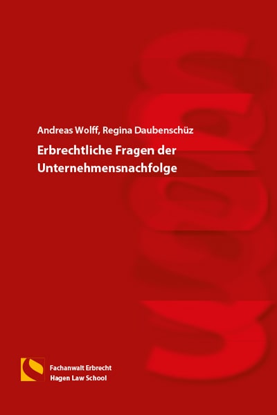 Abbildung Buch: Erbrechtliche Fragen der Unternehmensnachfolge, 4.Auflage