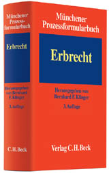 Abbildung Buch: Münchener Prozessformularbuch Erbrecht, 3. Auflage