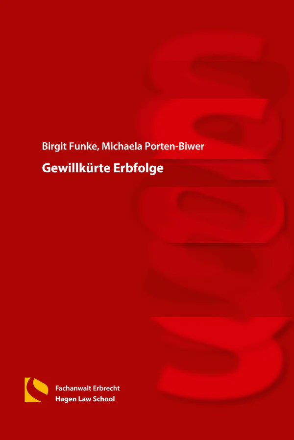 Abbildung Buch: Gewillkürte Erbfolge, 8. Auflage 